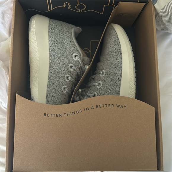 BRAND NEW Allbirds Wool Runner Mizzles - Men's Size 9 - Dapple Grey - Picture 5 of 6